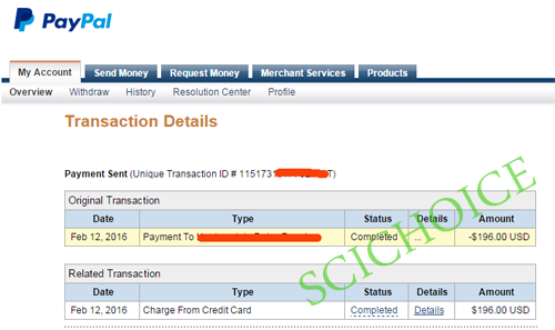 payment